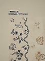 Embroidered coverlet, Ruth Culver Coleman (died 1801), Linen and wool, embroidered, American