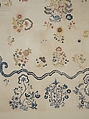 Embroidered coverlet, Ruth Culver Coleman (died 1801), Linen and wool, embroidered, American