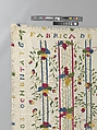 Embroidered coverlet (Colcha), Doña Rosa Solís y Menéndez, Cotton embroidered with silk, Mexican