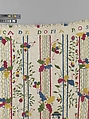 Embroidered coverlet (Colcha), Doña Rosa Solís y Menéndez, Cotton embroidered with silk, Mexican
