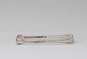 Sugar Tongs, Marked by A. T., Silver, American