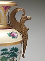 Vase, Tucker Factory (1826–1838), Porcelain, brass, American