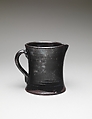 Mug, Probably earthenware, American