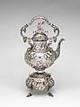 Teakettle, John C. Moore (ca. 1802–1874), Silver, American