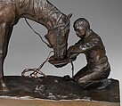 The Last Drop, Charles Schreyvogel (1861–1912), Bronze, American