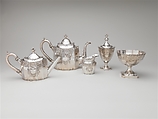 Sugar urn with cover, Robert and William Wilson (active ca. 1825–ca.1846), silver, American