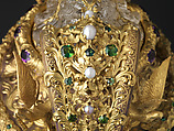 The Adams Vase, Designed by Paulding Farnham (1859–1927), Gold, amethysts, spessartites, tourmalines, fresh water pearls, quartzes, rock crystal, and enamel, American