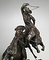 Lassoing Wild Horses, Solon Hannibal Borglum (American, Ogden, Utah 1868–1922 Stamford, Connecticut), Bronze, American