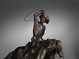 Lassoing Wild Horses, Solon Hannibal Borglum (American, Ogden, Utah 1868–1922 Stamford, Connecticut), Bronze, American