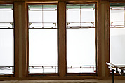 Living Room from the Francis W. Little House: Windows and paneling, Frank Lloyd Wright (American, Richland Center, Wisconsin 1867–1959 Phoenix, Arizona), Oak, leaded glass, American