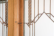 Living Room from the Francis W. Little House: Windows and paneling, Frank Lloyd Wright (American, Richland Center, Wisconsin 1867–1959 Phoenix, Arizona), Oak, leaded glass, American
