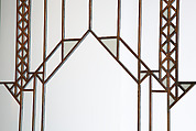 Living Room from the Francis W. Little House: Windows and paneling, Frank Lloyd Wright (American, Richland Center, Wisconsin 1867–1959 Phoenix, Arizona), Oak, leaded glass, American