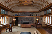 Frank Lloyd Wright | Living Room from the Francis W. Little House ...