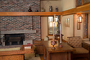 Living Room from the Francis W. Little House: Windows and paneling, Frank Lloyd Wright (American, Richland Center, Wisconsin 1867–1959 Phoenix, Arizona), Oak, leaded glass, American