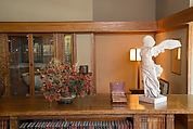 Living Room from the Francis W. Little House: Windows and paneling, Frank Lloyd Wright (American, Richland Center, Wisconsin 1867–1959 Phoenix, Arizona), Oak, leaded glass, American