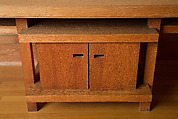 Living Room from the Francis W. Little House: Windows and paneling, Frank Lloyd Wright (American, Richland Center, Wisconsin 1867–1959 Phoenix, Arizona), Oak, leaded glass, American