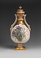 Covered vase, Possibly Willets Manufacturing Company (1879–1908), Porcelain, American