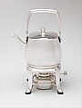 Kettle and stand, Tiffany & Co. (1837–present), Silver, wood, American