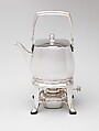 Kettle and stand, Tiffany & Co. (1837–present), Silver, wood, American