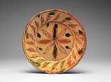 Plate, Earthenware; Redware, American