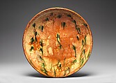 Plate, Henry Roudebuth  American, Earthenware; Redware, American