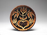 Plate, Possibly Daniel Dry , active ca. 1820-80, Earthenware; Redware, American