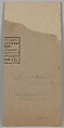 Suggestion of window for Mr. C. J. Baker, First Presbyterian Church, Lancaster, Pennsylvania, Louis C. Tiffany (American, New York 1848–1933 New York), Watercolor, graphite, gouache and black ink on paper mounted on board in original double matt, American