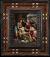 The Entombment of Christ, Juan Rodríguez Juárez (Mexican, 1675–1728), Oil and gold on copper, Mexican