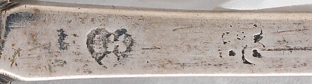 Spoon, John Hull (1624–1683), Silver, American