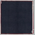 Quilt, Diamond in the Square pattern, Amish maker, Wool and cotton, American