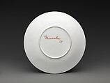 Plate, Hannah Davis Monachesi (American, 1851–1911), Porcelain, American