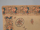 Chintz appliquéd quilt, Cotton and linen, American