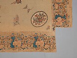Chintz appliquéd quilt, Cotton and linen, American