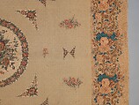 Chintz appliquéd quilt, Cotton and linen, American