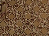 Carpet, Ann Moore, Wool, embroidered in cross-stitch, American