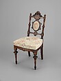 Chair, Herter Brothers (German, active New York, 1864–1906), Rosewood; marquetry of various woods; gilding composition material, American