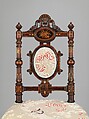 Chair, Herter Brothers (German, active New York, 1864–1906), Rosewood; marquetry of various woods; gilding composition material, American