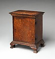 Queen Anne spice box, Walnut, poplar, ash, American