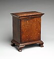 Queen Anne spice box, Walnut, poplar, ash, American