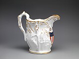 Pitcher, Charles Cartlidge and Company (1848–1856), porcelain, American