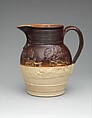Pitcher, D. &  J. Henderson Flint Stoneware Manufactory (active 1829–33), Stoneware; slip-cast, American