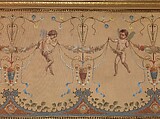 Frieze and ceiling, Virgilio Tojetti (Italian, Rome 1849–1901 New York), Oil on canvas, American