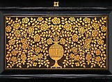 Secretary from the Jay Gould House, New York City, Herter Brothers (German, active New York, 1864–1906), Ebonized cherry, mahogany, cedar, and brass, American
