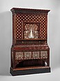 Cabinet, George A. Schastey & Co. (American, New York, 1873–1897), Rosewood, mahogany, cherry, pine, pewter, brass, and mother-of-pearl, American