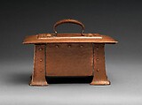 Humidor, Gustav Stickley (American, Osceola, Wisconsin 1858–1942 Syracuse, New York), Copper and wood, American