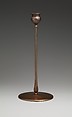 Candlestick, Robert R. Jarvie (American, 1865–1941), Bronze, American