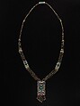 Necklace, Frank Gardner Hale (1876–1945), 18kt yellow gold, silver, peridots, amethysts, tourmalines, sapphires, and pearls., American
