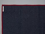 Quilt, Diamond in the Square pattern, Amish maker, Wool and cotton, American