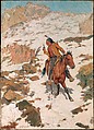 In Hot Pursuit, Charles Schreyvogel (1861–1912), Oil on canvas, American