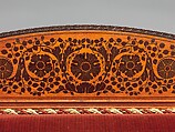 Chair from the William Clark House, Newark, New Jersey, George A. Schastey &amp; Co. (American, New York, 1873–1897), Satinwood, purpleheart, brass, and modern upholstery, American